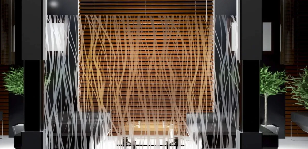 Reflectiv INT 510 Fine Curves, decorative film