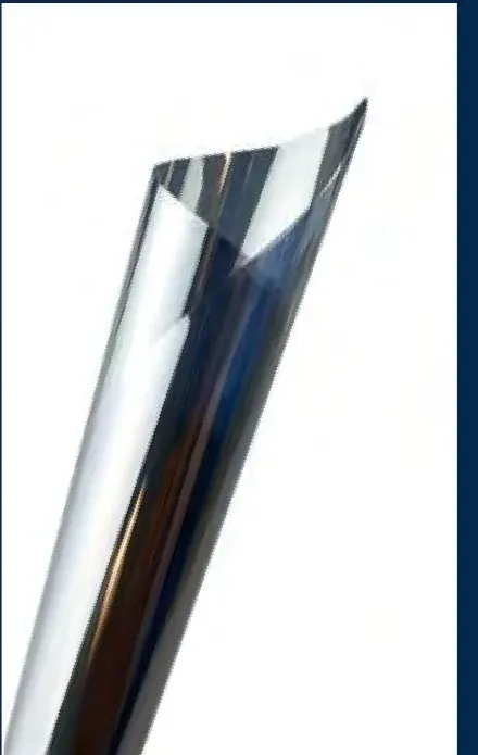 Silver metallized solar film roll
